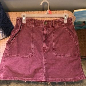 Blush American Eagle corduroy skirt